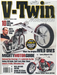 V-Twin Magazine December 2005 Cover